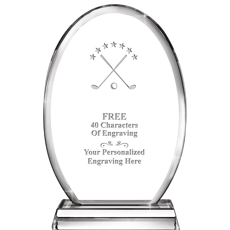 8" ELLIPTIC CRYSTAL
