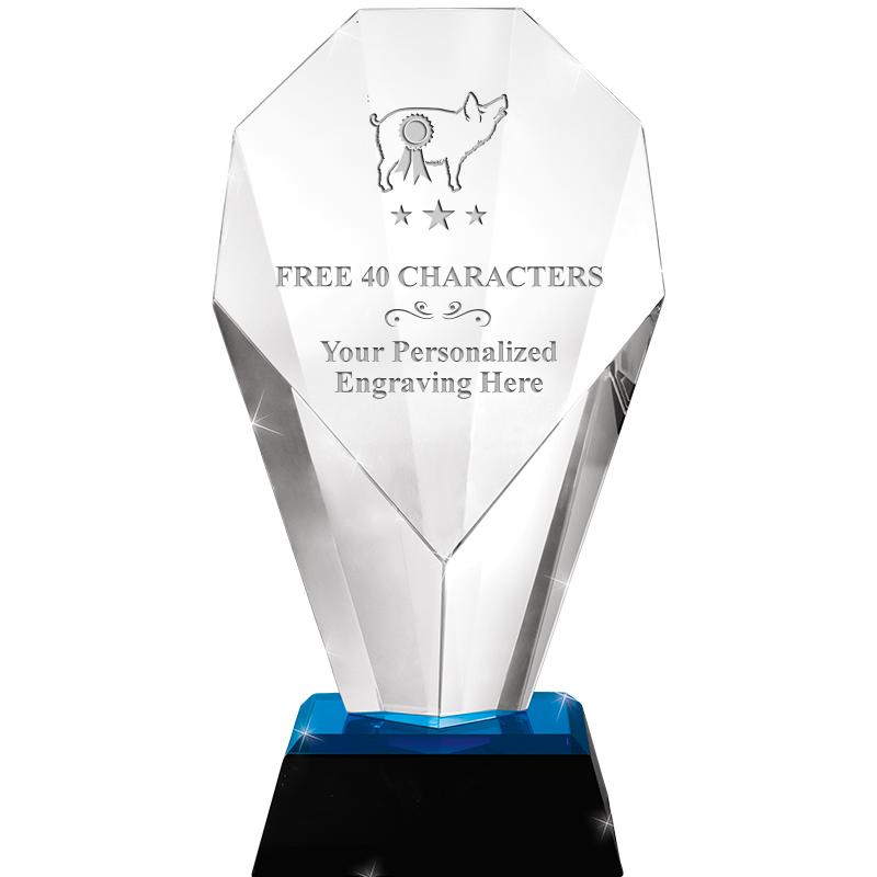 10"EXALTED SAPPHIRE CRYSTAL