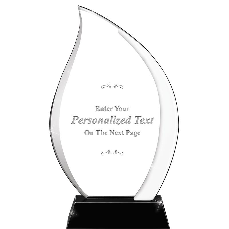 9"GOBLET FLAME PRESIDENT CRSTL