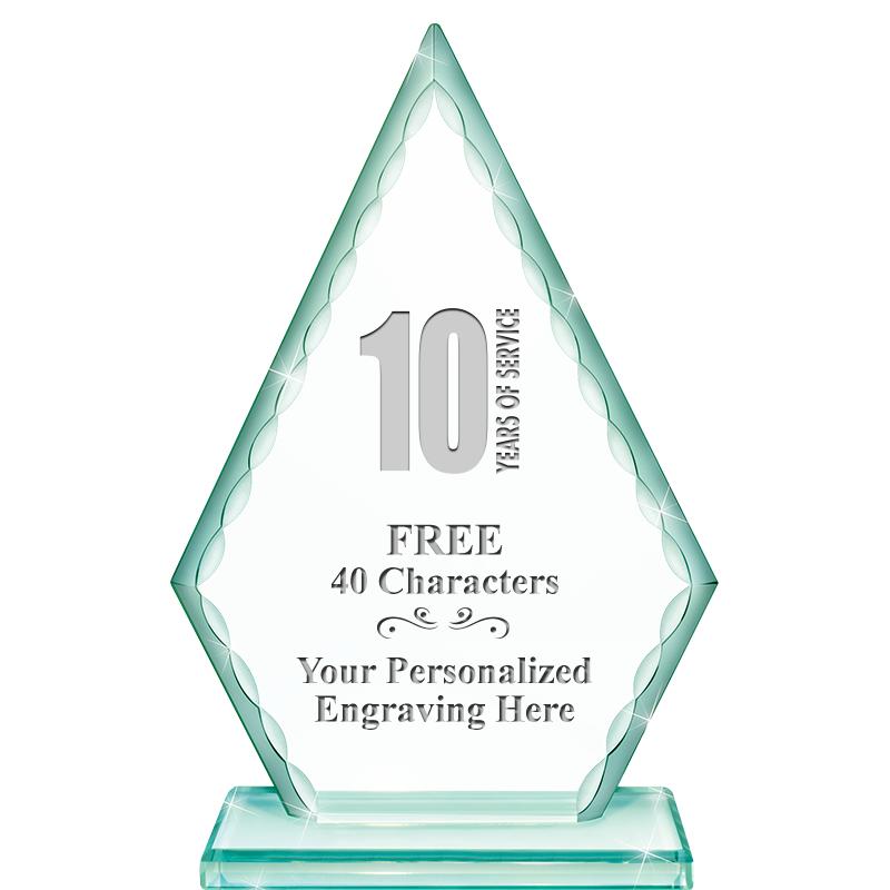 7" GREENWICH ARROWHEAD CRYSTAL