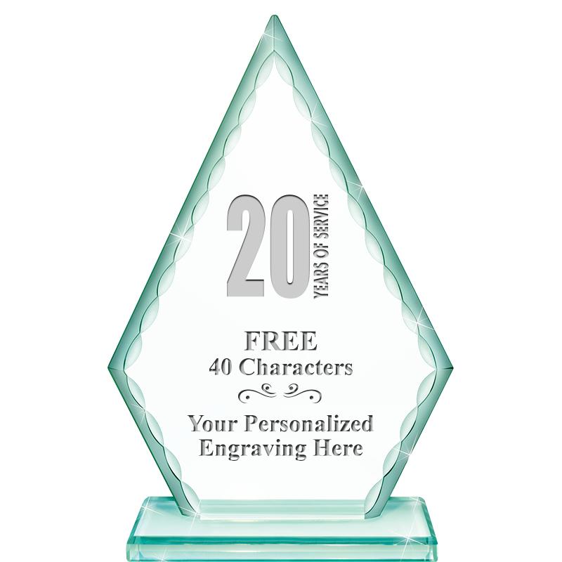 7" GREENWICH ARROWHEAD CRYSTAL