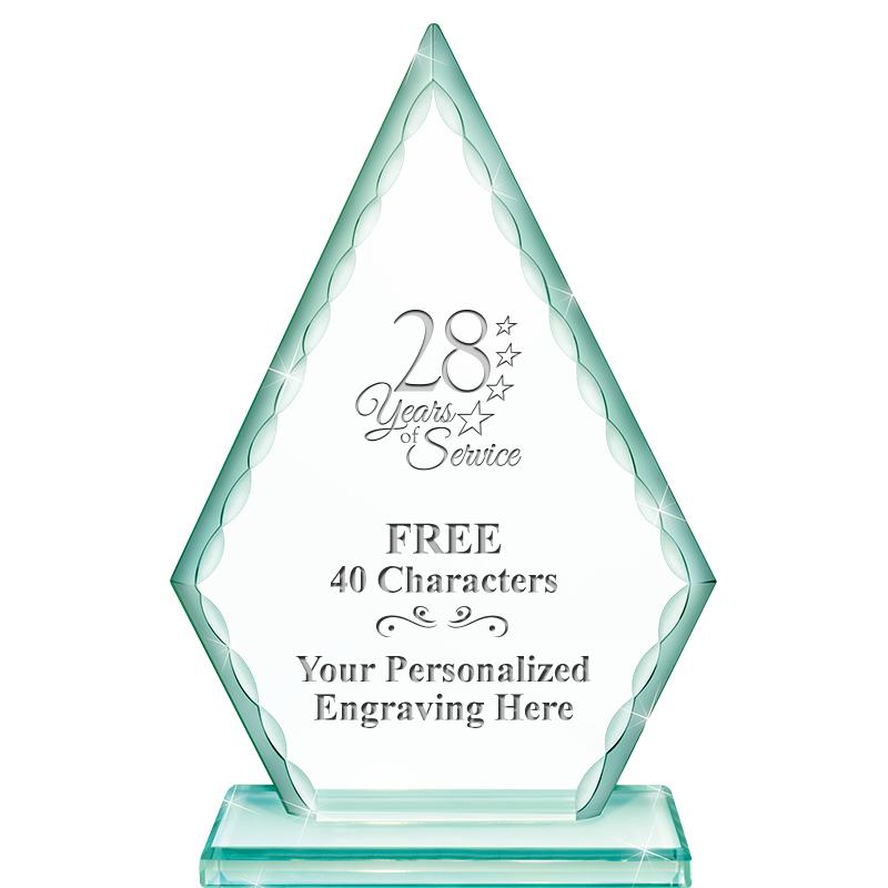 7" GREENWICH ARROWHEAD CRYSTAL