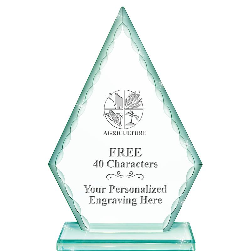 7" GREENWICH ARROWHEAD CRYSTAL