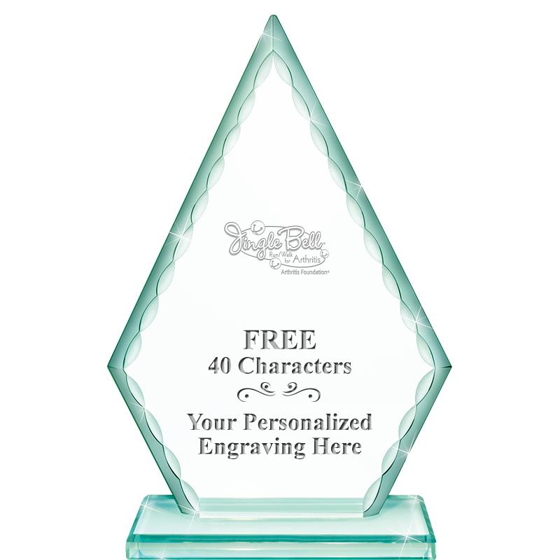 7" GREENWICH ARROWHEAD CRYSTAL