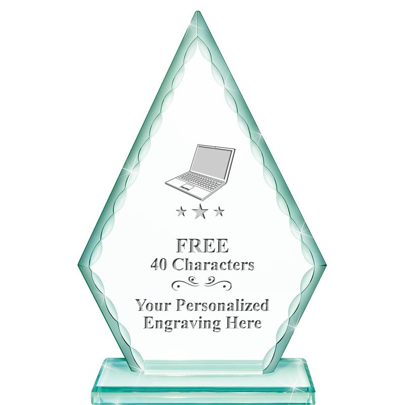 7" GREENWICH ARROWHEAD CRYSTAL