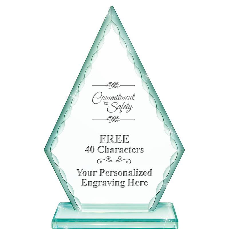 7" GREENWICH ARROWHEAD CRYSTAL