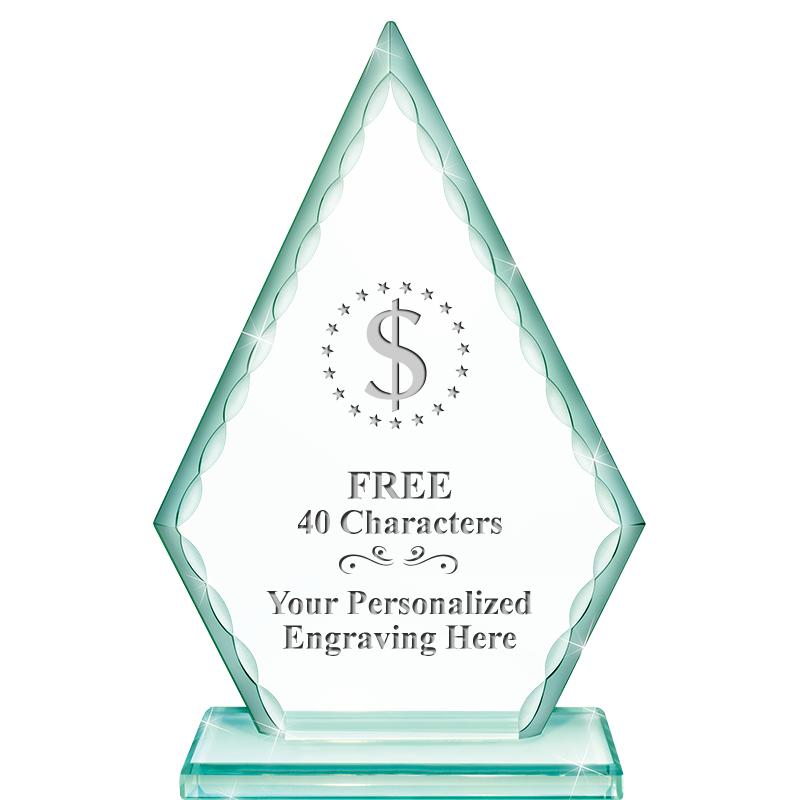 7" GREENWICH ARROWHEAD CRYSTAL