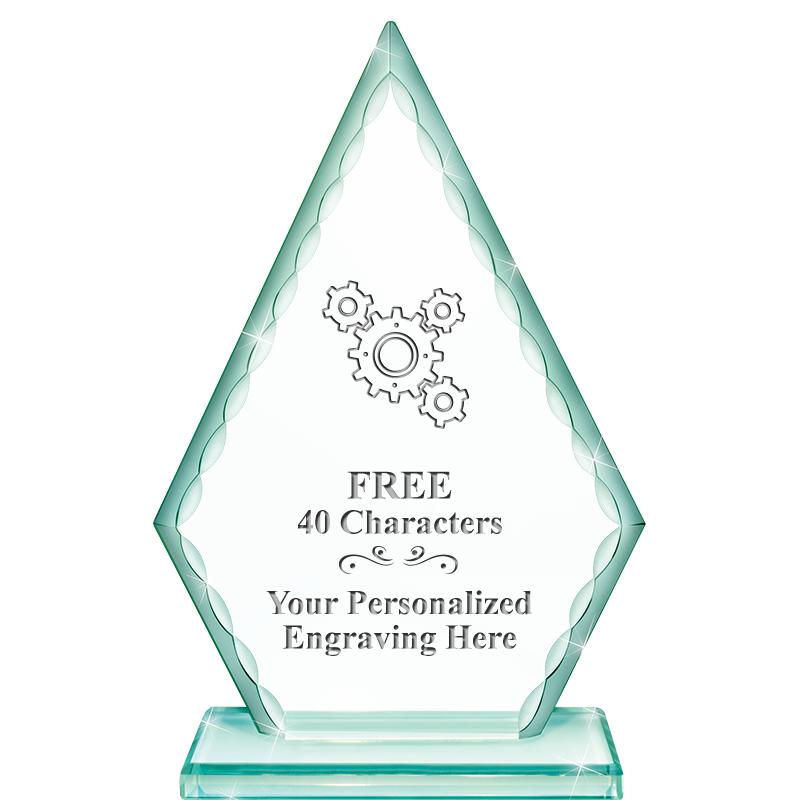 7" GREENWICH ARROWHEAD CRYSTAL