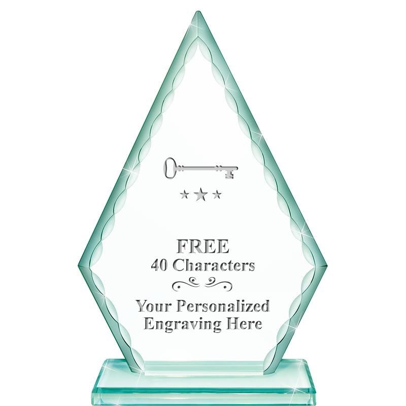 7" GREENWICH ARROWHEAD CRYSTAL