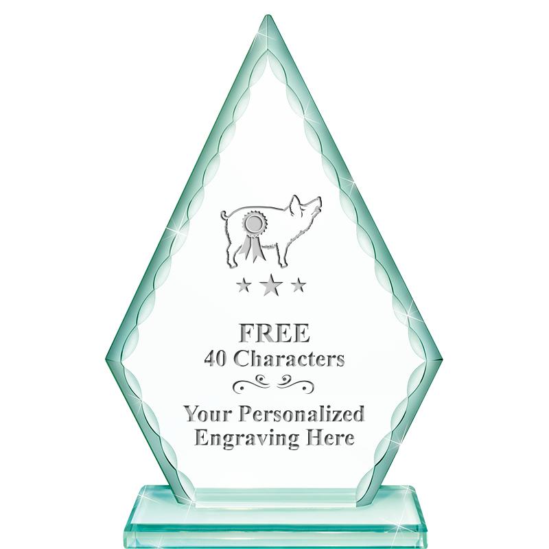 7" GREENWICH ARROWHEAD CRYSTAL