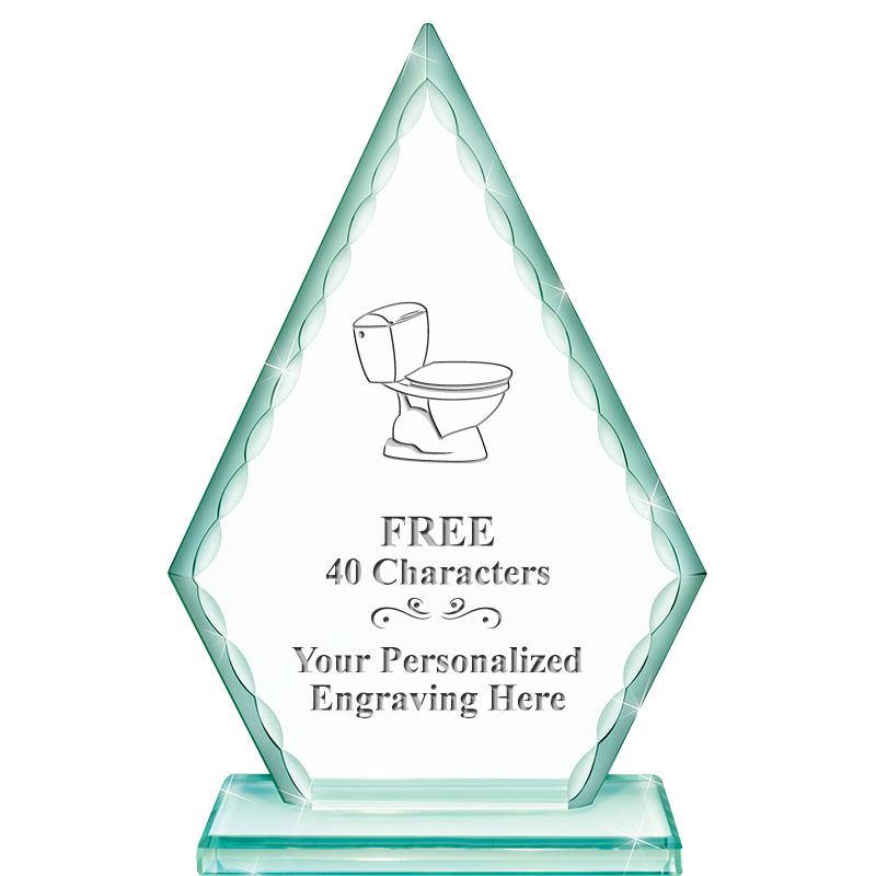 7" GREENWICH ARROWHEAD CRYSTAL