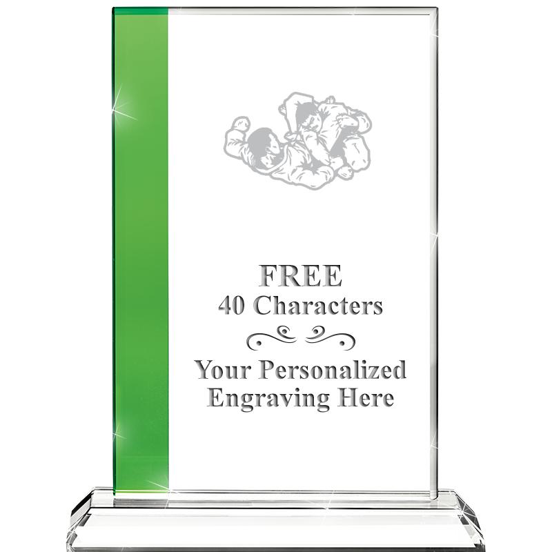 7" EMERALD FLORENCE CRYSTAL