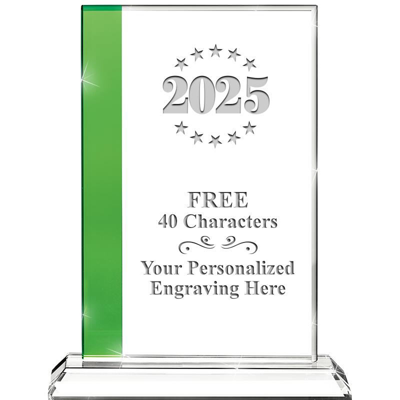 7" EMERALD FLORENCE CRYSTAL