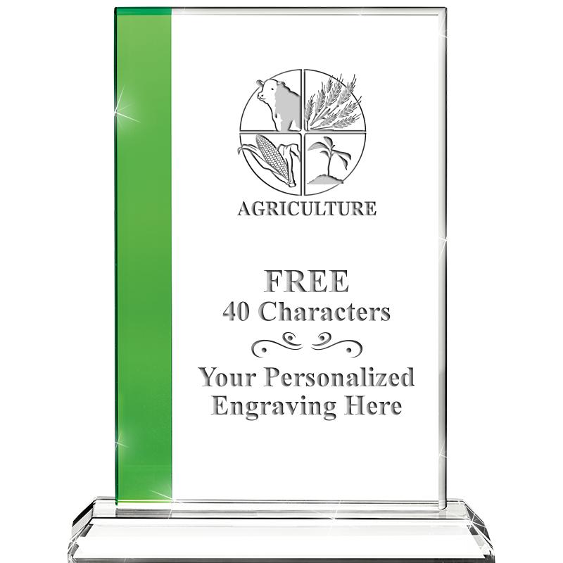 7" EMERALD FLORENCE CRYSTAL