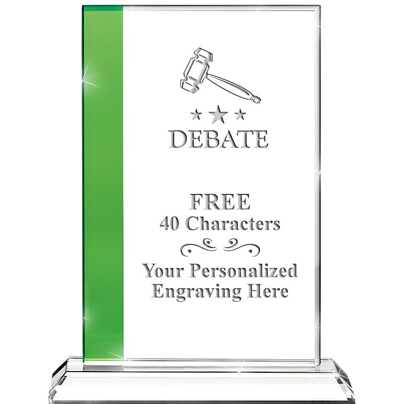 7" EMERALD FLORENCE CRYSTAL