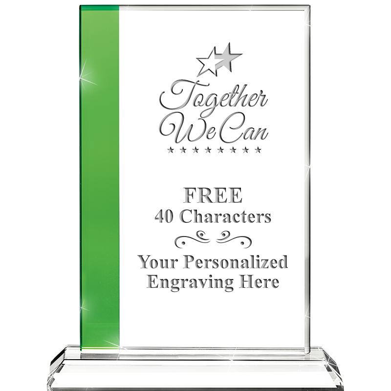 7" EMERALD FLORENCE CRYSTAL