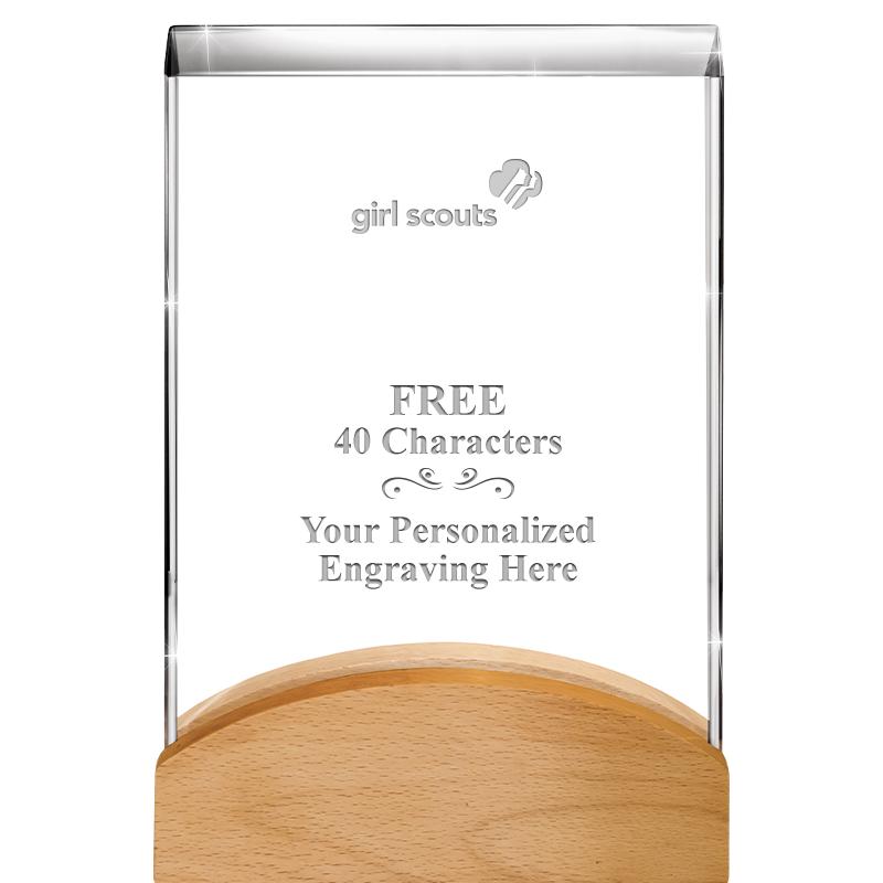 8"HARMONY CURV CRYSTAL WD BASE