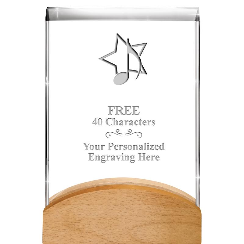 8"HARMONY CURV CRYSTAL WD BASE