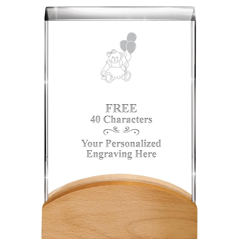 8"HARMONY CURV CRYSTAL WD BASE