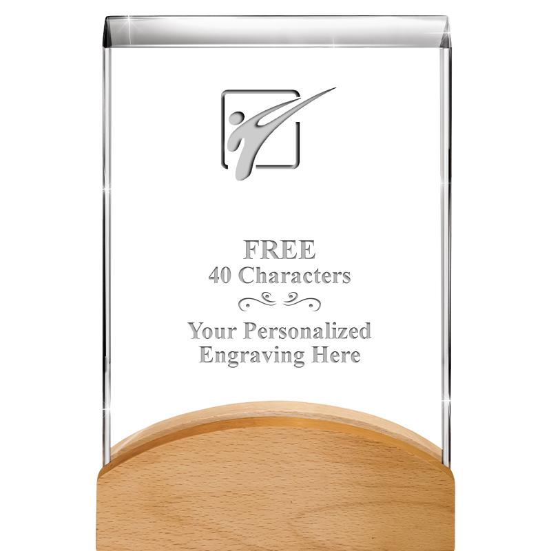 8"HARMONY CURV CRYSTAL WD BASE