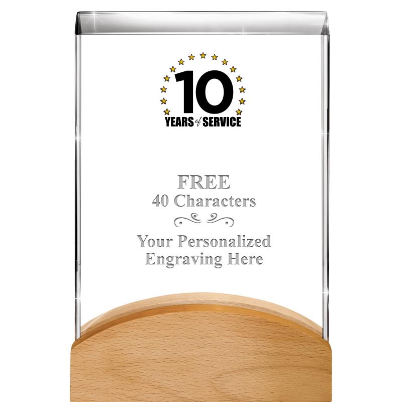 8"HARMONY CURV CRYSTAL WD BASE