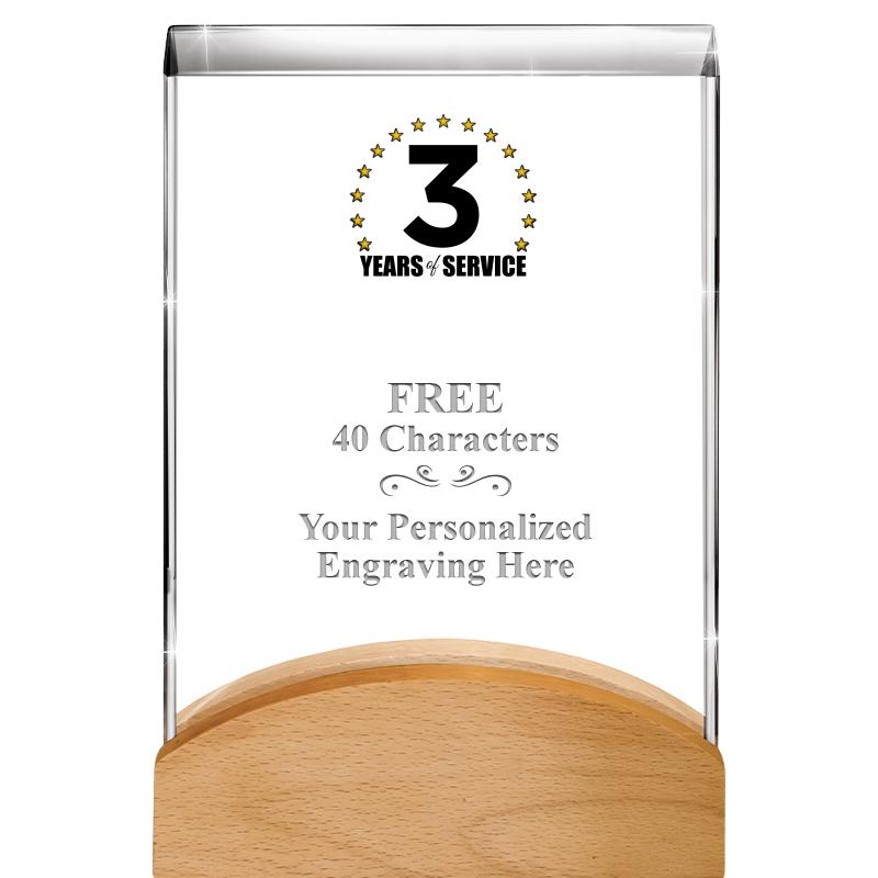 8"HARMONY CURV CRYSTAL WD BASE