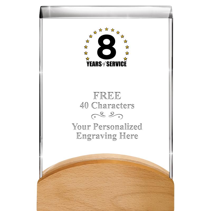 8"HARMONY CURV CRYSTAL WD BASE