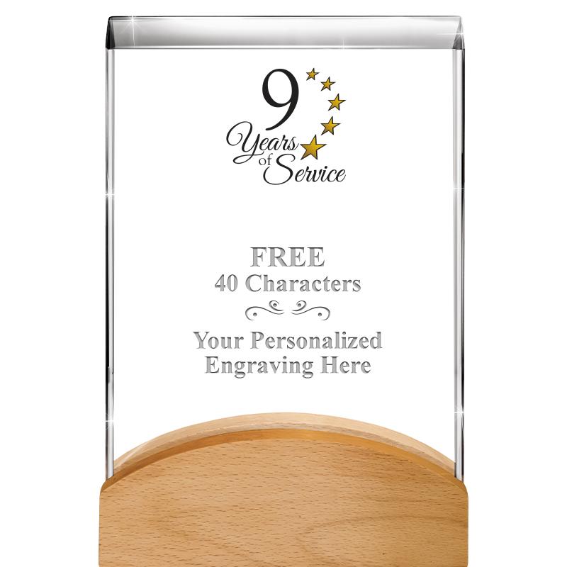 8"HARMONY CURV CRYSTAL WD BASE