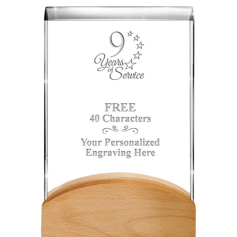 8"HARMONY CURV CRYSTAL WD BASE