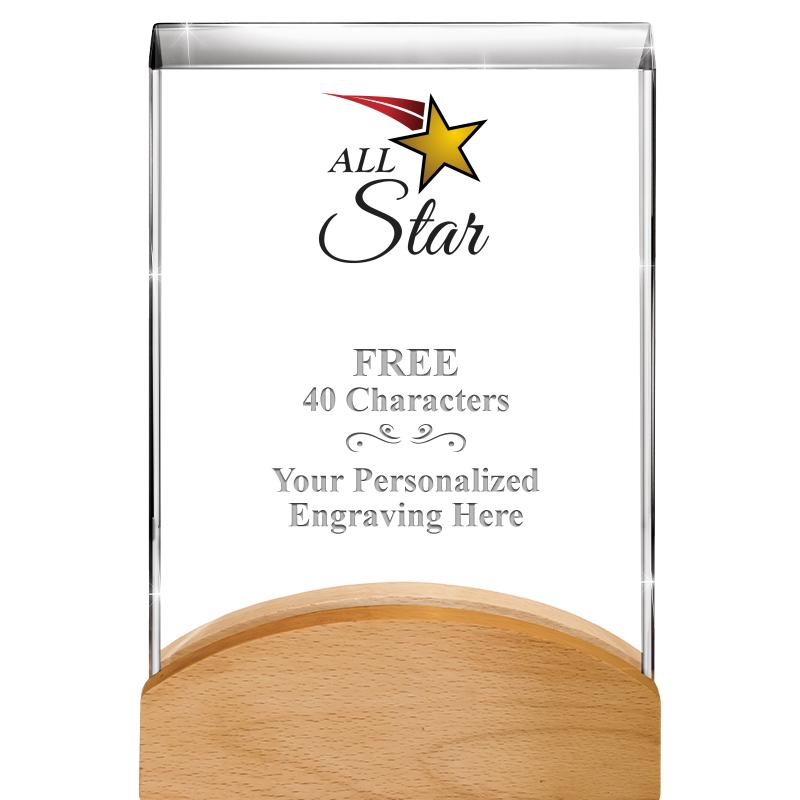 8"HARMONY CURV CRYSTAL WD BASE