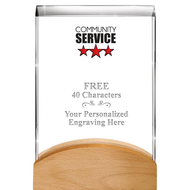 8"HARMONY CURV CRYSTAL WD BASE