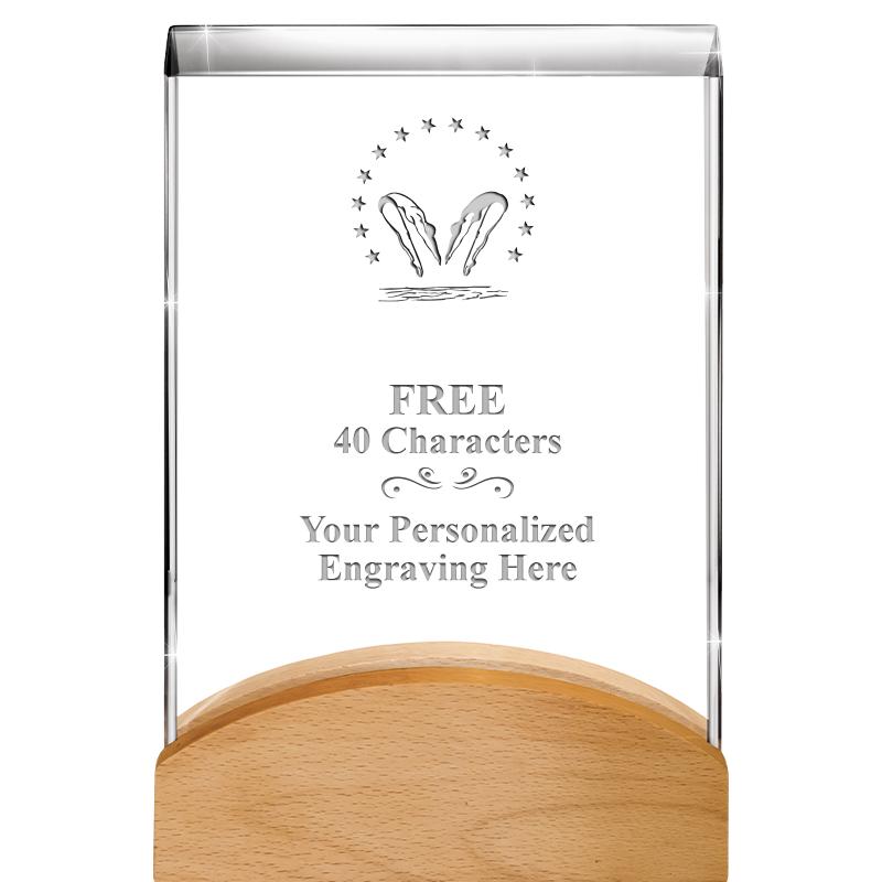 8"HARMONY CURV CRYSTAL WD BASE