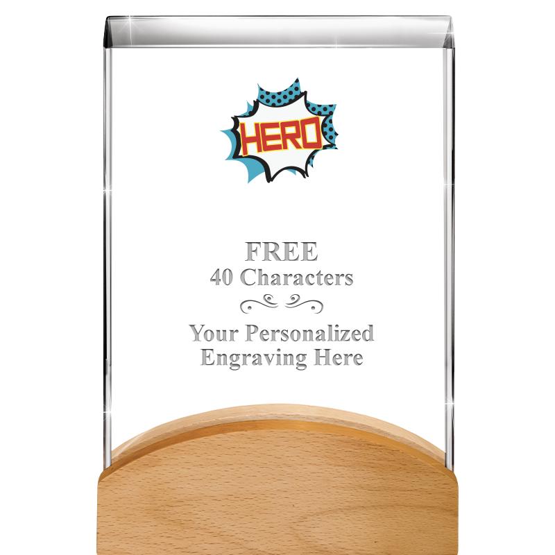 8"HARMONY CURV CRYSTAL WD BASE