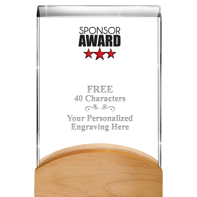 8"HARMONY CURV CRYSTAL WD BASE