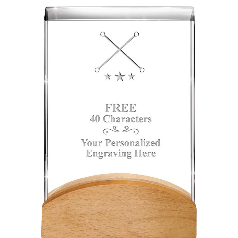 8"HARMONY CURV CRYSTAL WD BASE