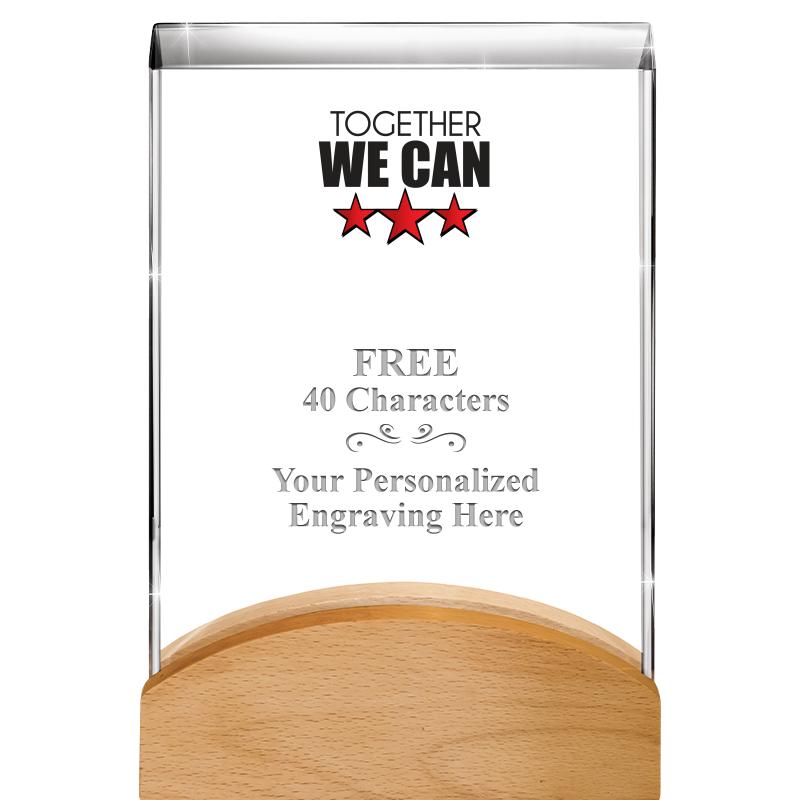 8"HARMONY CURV CRYSTAL WD BASE