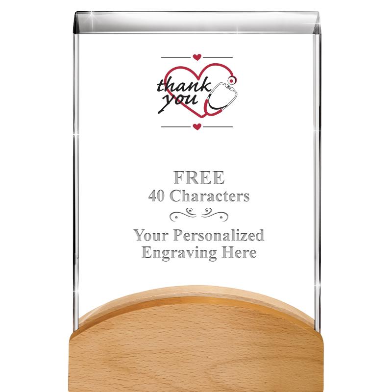 8"HARMONY CURV CRYSTAL WD BASE