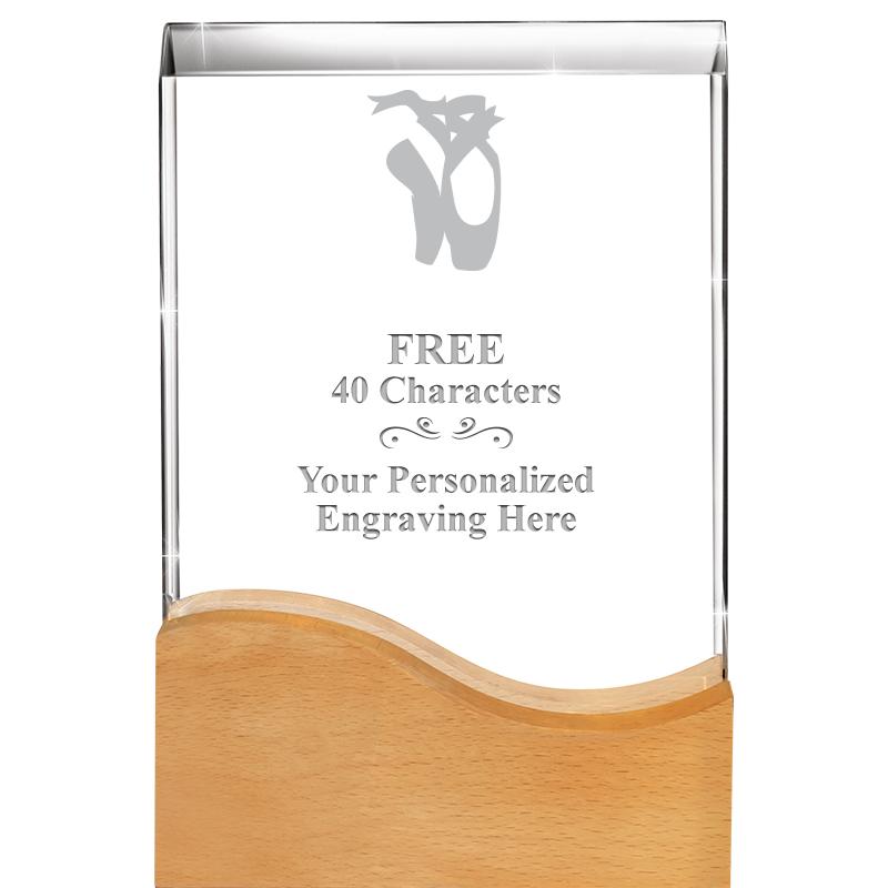 8"HARMONY WAVE CRYSTAL WD BASE