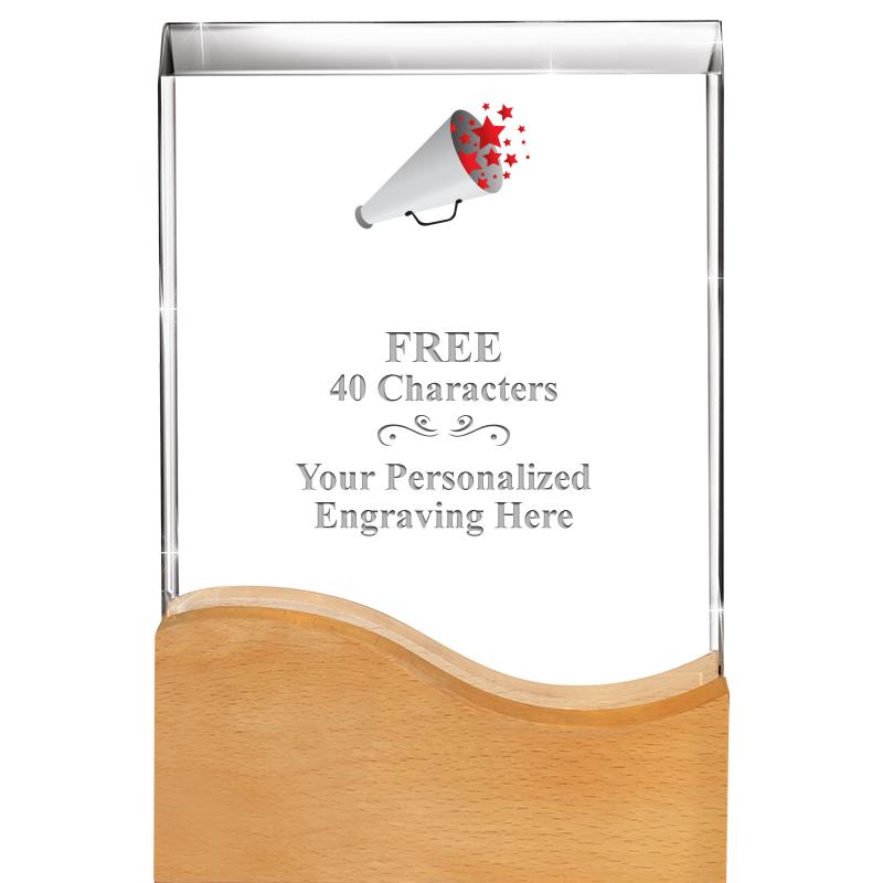 8"HARMONY WAVE CRYSTAL WD BASE