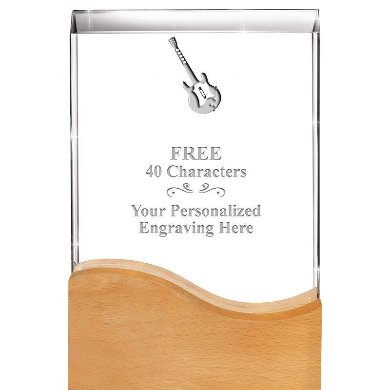 8"HARMONY WAVE CRYSTAL WD BASE