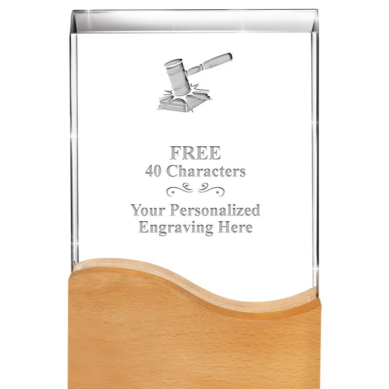 8"HARMONY WAVE CRYSTAL WD BASE