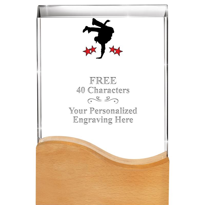 8"HARMONY WAVE CRYSTAL WD BASE