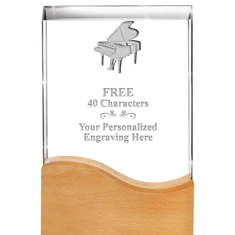 8"HARMONY WAVE CRYSTAL WD BASE