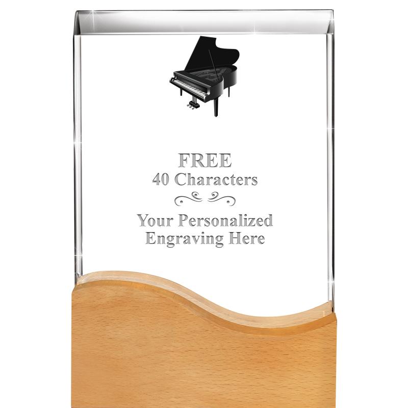 8"HARMONY WAVE CRYSTAL WD BASE