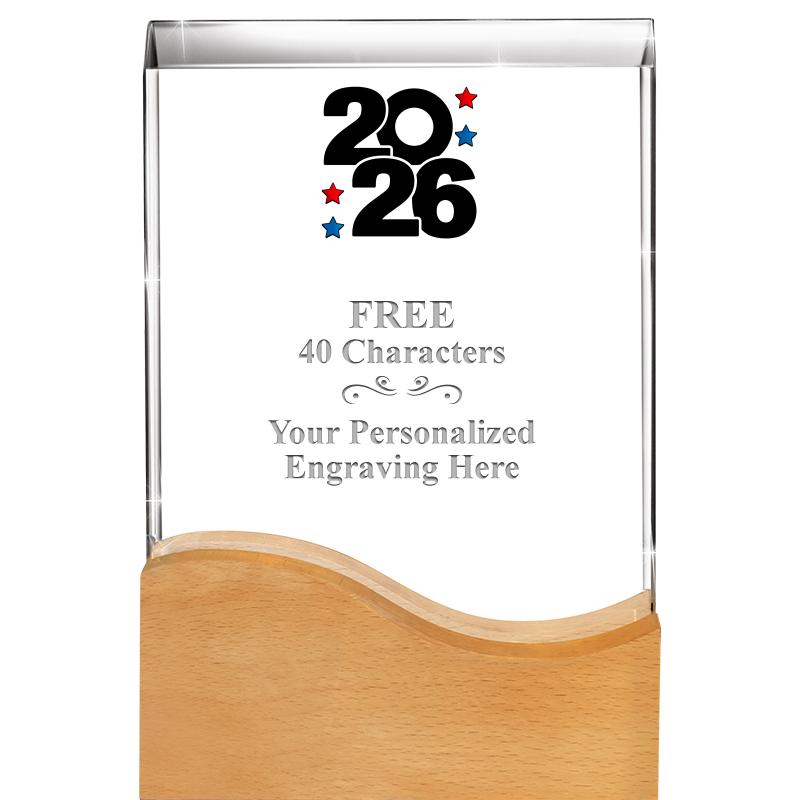 8"HARMONY WAVE CRYSTAL WD BASE