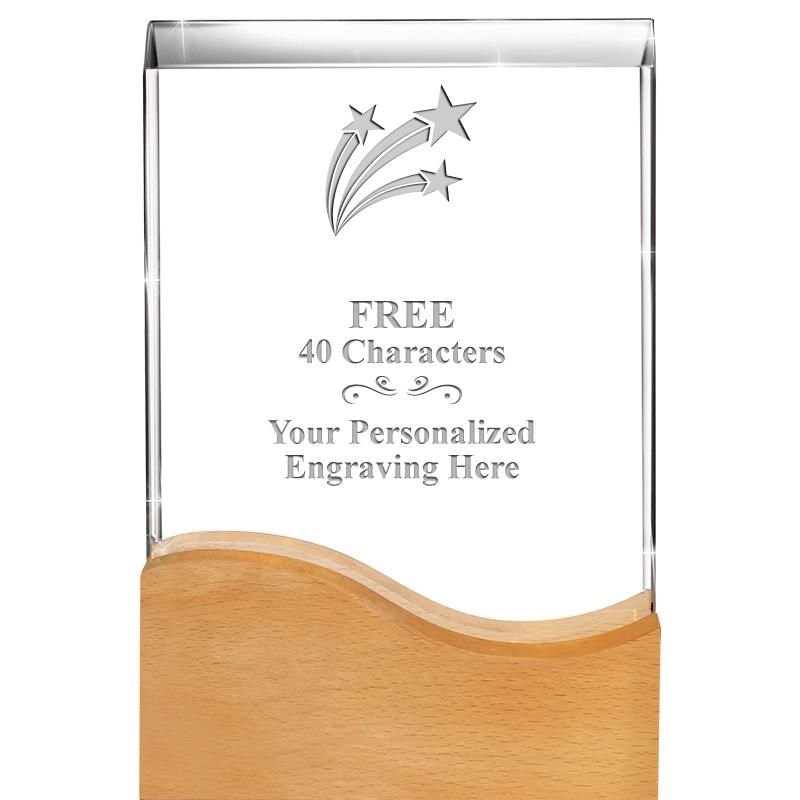 8"HARMONY WAVE CRYSTAL WD BASE