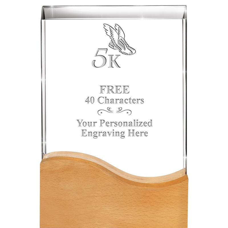 8"HARMONY WAVE CRYSTAL WD BASE