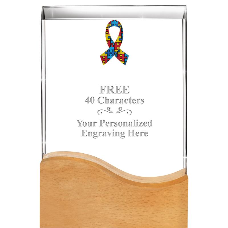 8"HARMONY WAVE CRYSTAL WD BASE