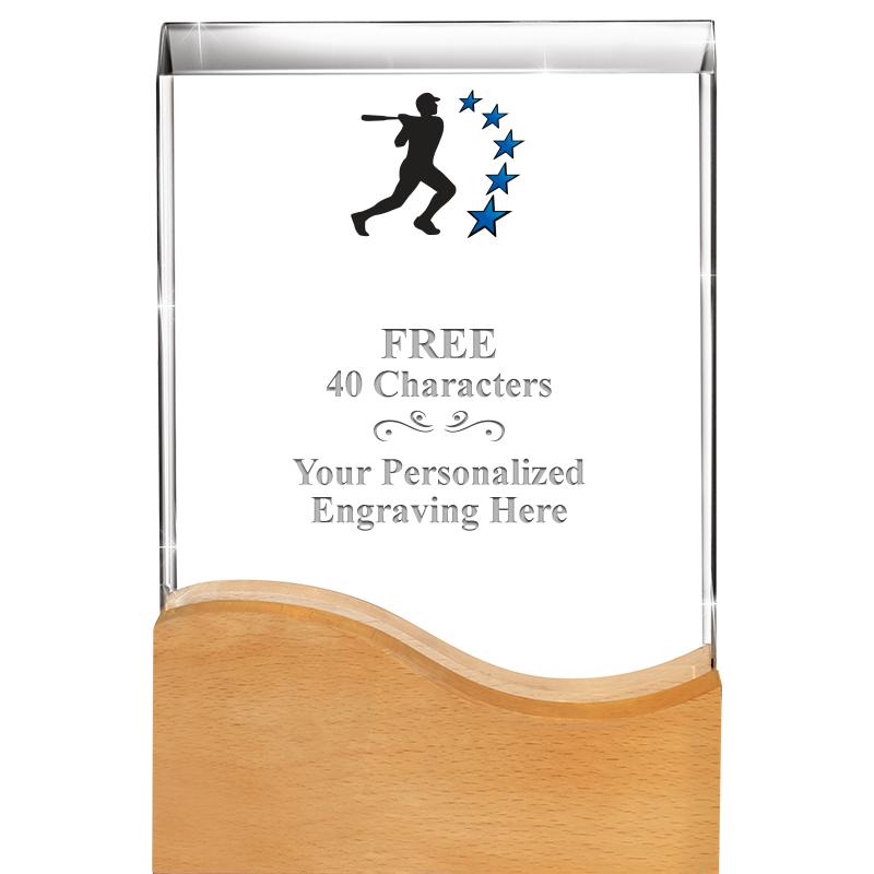 8"HARMONY WAVE CRYSTAL WD BASE