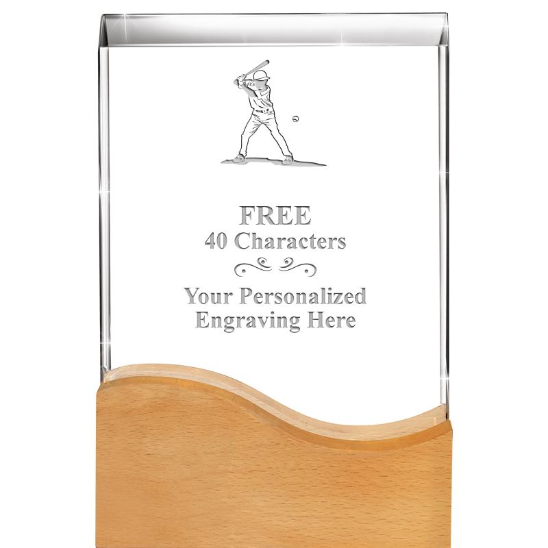 8"HARMONY WAVE CRYSTAL WD BASE